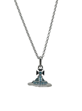 冰川蓝orb项链女欧美明星同款立体星球中号土星