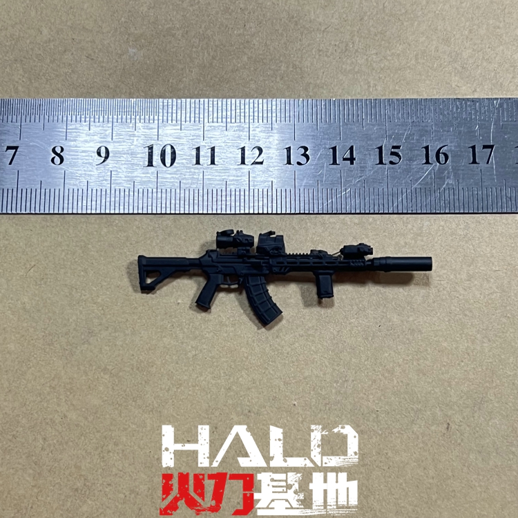 3D打印 1/18暗源酸雨绿谷PLA 191狙击突击枪3.75寸兵人配件武器-图1