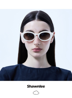 Shawnlee白色猫眼墨镜女高级感