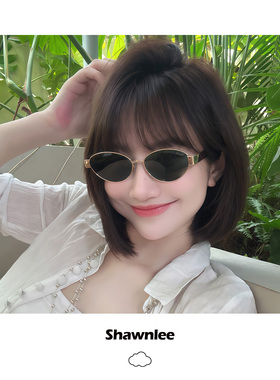 Shawnlee老钱风金属框墨镜
