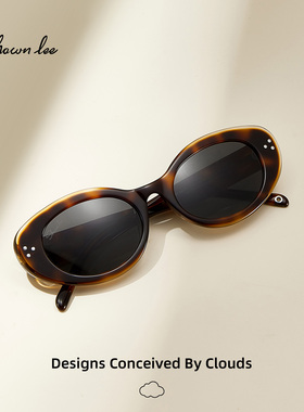 Shawnlee复古猫眼墨镜女铆钉款