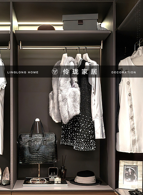 伶珑家居衣柜北欧风卧室衣帽间