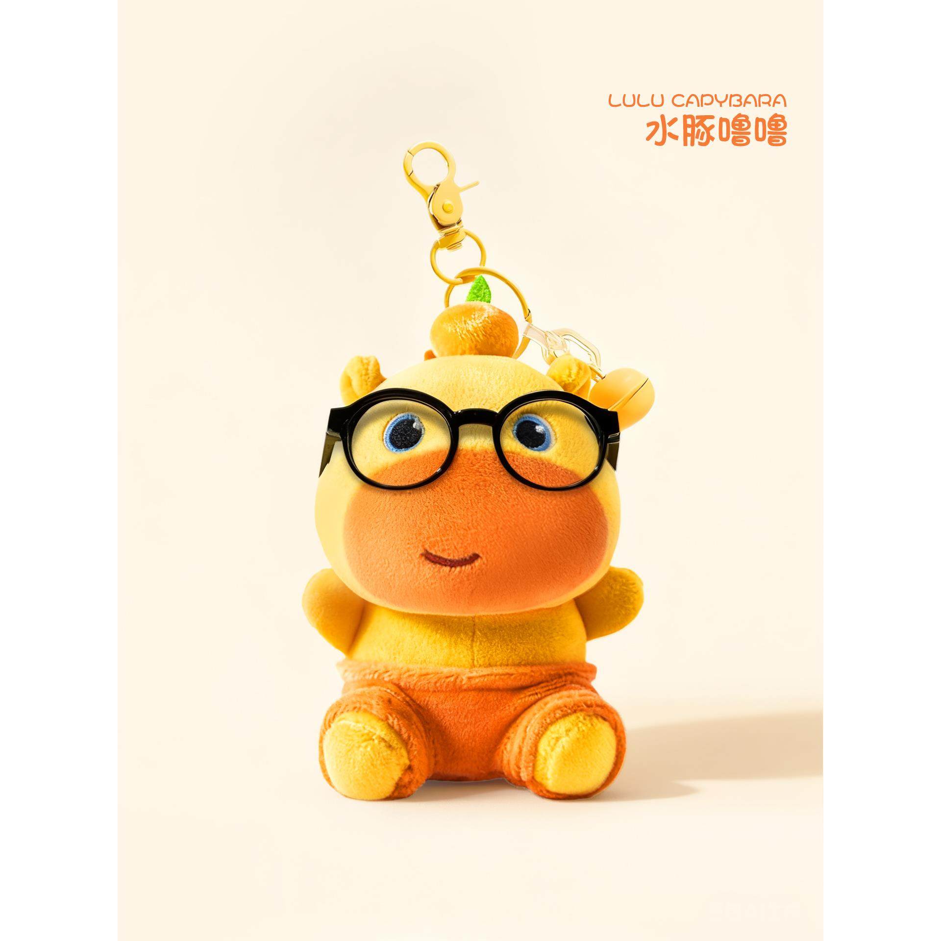 水豚噜噜玩偶挂件娃衣书包包钥匙扣挂饰毛绒公仔送女朋友生日礼物,淘宝优惠券,粉丝福利购,淘宝优惠卷