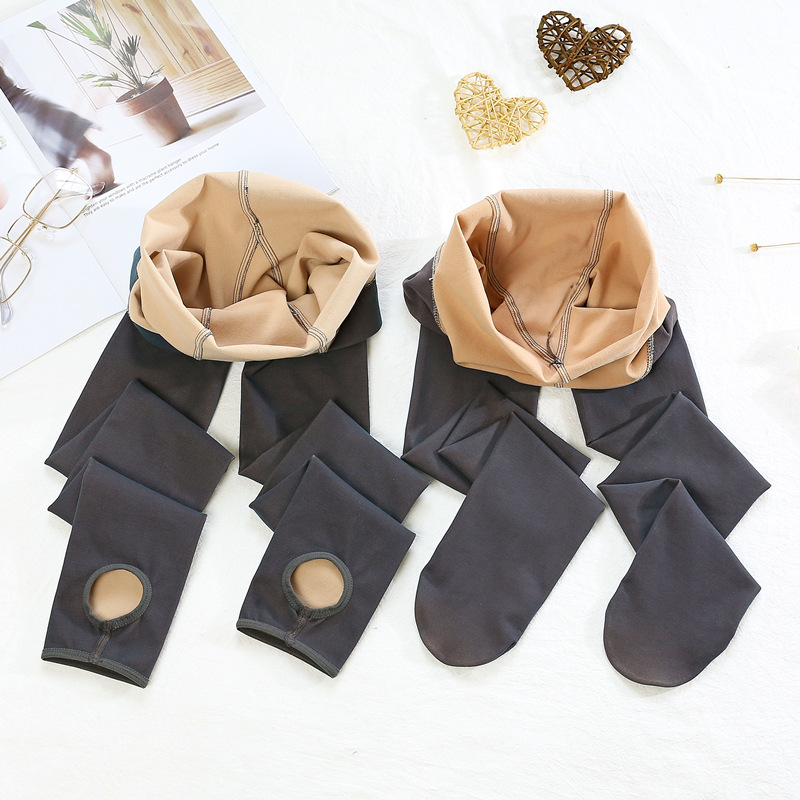 空姐灰一体透肤大码光腿神器连裤袜 卡拉依柜打底裤