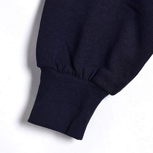 2026年春秋季时尚圆领套头薄绒圆领套头长袖卫衣韩版洋气宽松上衣 - 图1