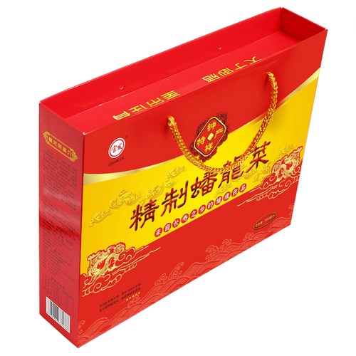 湖北荆门钟祥特产官发精制蟠龙菜盘龙菜肉糕剁菜2000克提装礼盒装 - 图1