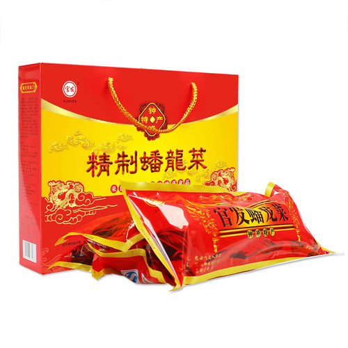 湖北荆门钟祥特产官发精制蟠龙菜盘龙菜肉糕剁菜2000克提装礼盒装 - 图3