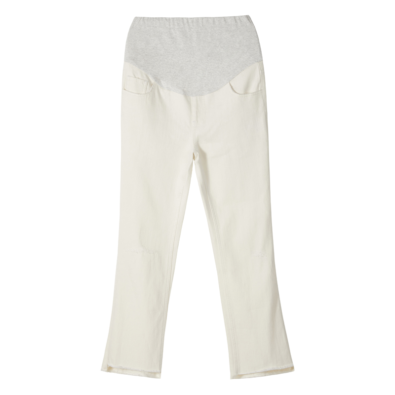 莱巧孕妇夏季小脚孕晚期显瘦裤子 莱巧孕妇直筒裤