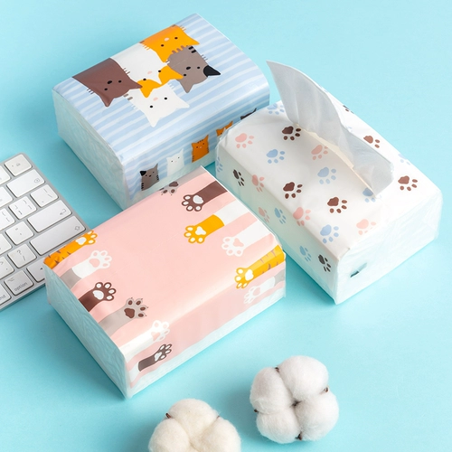 Miniso, мультяшные салфетки, портативная небольшая сумка