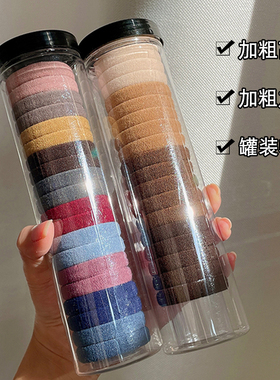 黑色头绳发圈耐用不勒头发绳