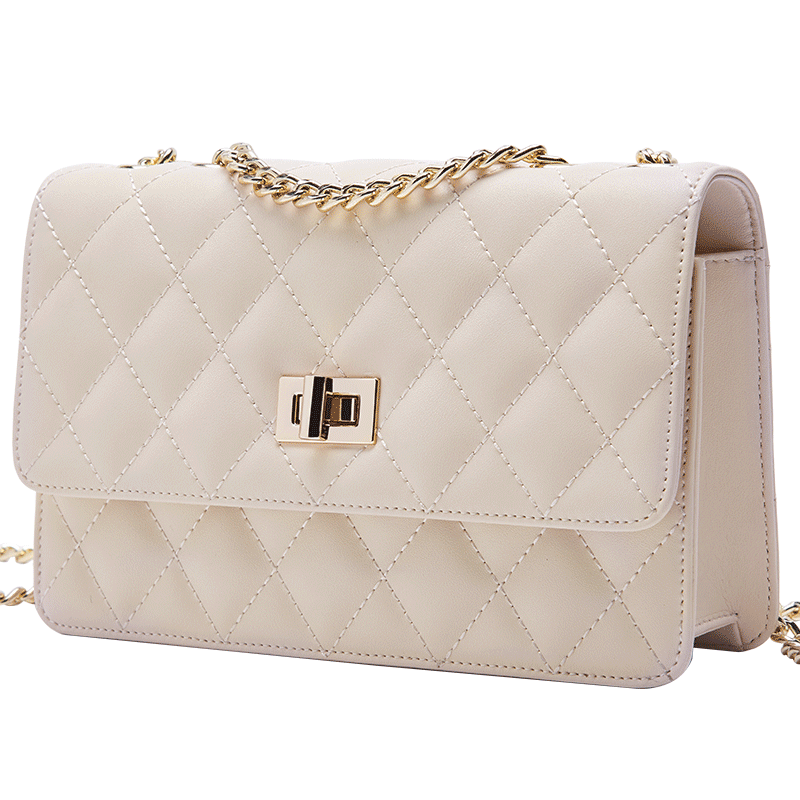 纳兰杜2021新款真皮爆款百搭链条包 纳兰杜呆萌树女士包袋