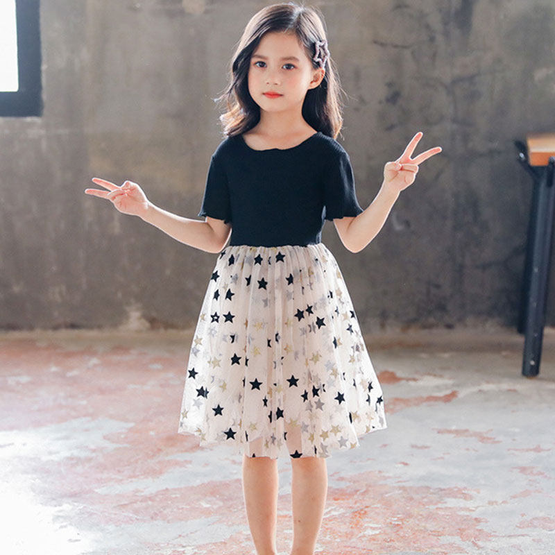 女童连衣裙夏季2020新款中大童裙子 pokoto连衣裙