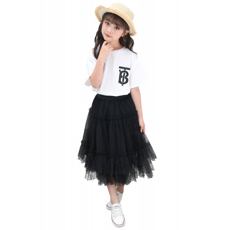 儿童公主纱裙童装女童秋冬半身裙 pokoto半身裙