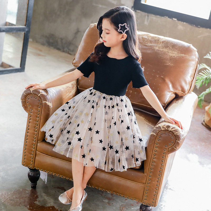 女童连衣裙夏季2020新款中大童裙子 pokoto连衣裙