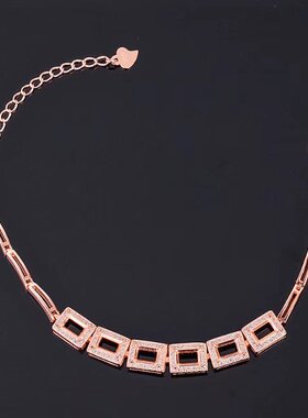 伯利尔女S925手链空托