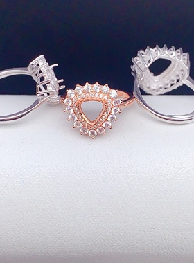 三角6*67*78*8mm戒指空托