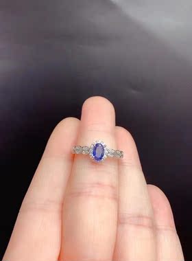 伯利尔女S925戒指空托