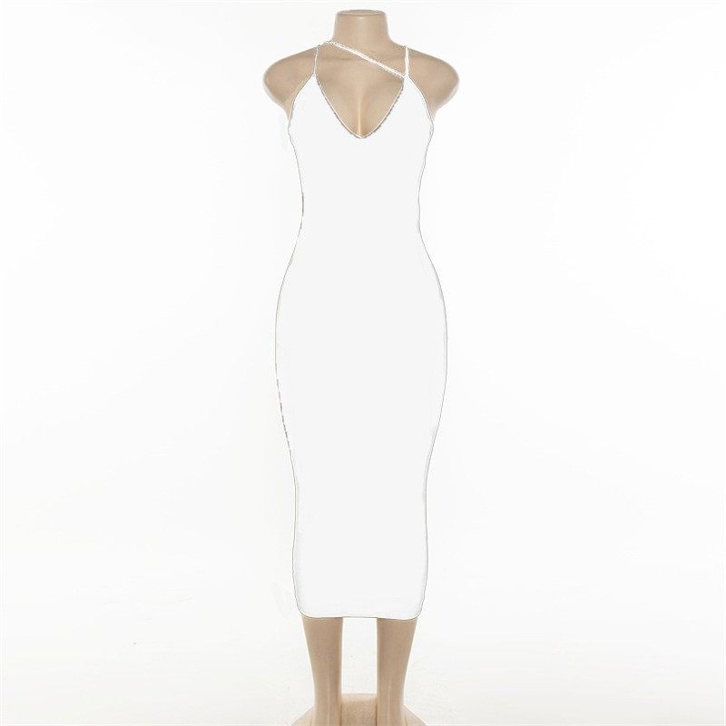 外贸跨境亚马逊爆款欧美低胸路露背吊带女装连衣裙,淘宝优惠券,粉丝福利购,淘宝优惠卷