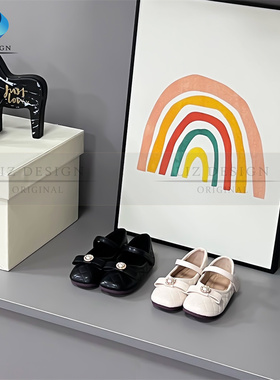 现代样板房儿童房衣帽间创意摆件女孩衣柜软装饰品画套装原创简约