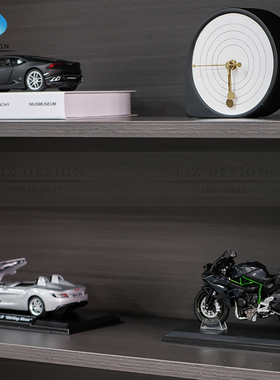 轻奢高档儿童房摆件现代简约软装方向盘赛车主题样板间书柜装饰品