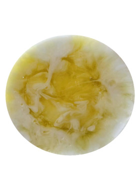 仿白花蜜蜡圆棒圆片仿象牙文玩骨雕工艺品一红点蝈蝈瓶盖葫芦镶嵌