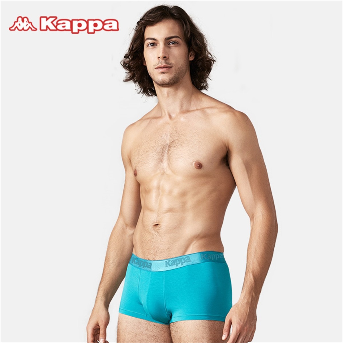 kappa 100支莫代尔冰丝感四角裤头 kappa内衣内裤