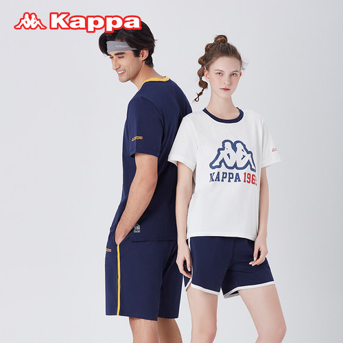 Kappa背靠背KP3H05 卡帕 情侣棉质家居服套装