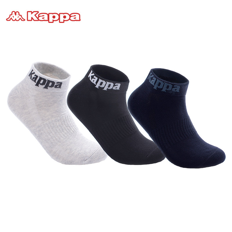 kappa春秋篮球袜足球跑步纯色男袜 kappa内衣短袜/打底袜/丝袜/美腿袜