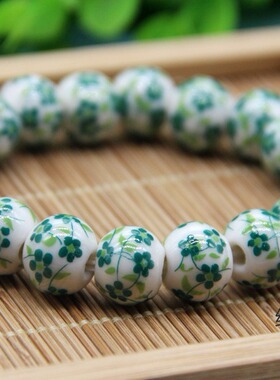 景德镇青花信物陶瓷手链珠串男女适用青梅竹马定情首饰源头厂家