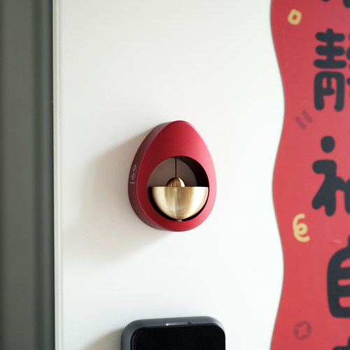 多巴胺磁吸门式风铃半月船日系手工冰箱贴入户铜铃铛响声乔迁礼物 - 图2