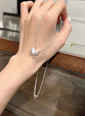 长命平安锁项链女2023新款