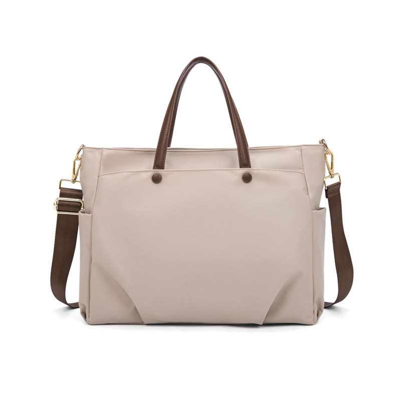 16寸电脑包公文包男士通勤手提包大容量防撞托特加厚牛津布单肩包,淘宝优惠券,粉丝福利购,淘宝优惠卷