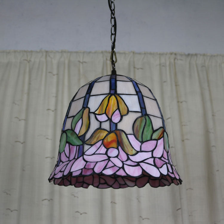 新款高档欧式蒂凡尼餐厅卧室田园风格古典彩色玻璃落花装饰吊灯,淘宝优惠券,粉丝福利购,淘宝优惠卷