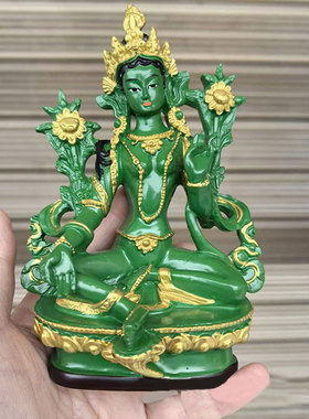 绿度母藏传多罗菩萨观音佛像
