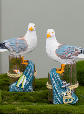 地中海海洋风格海鸥海鸟