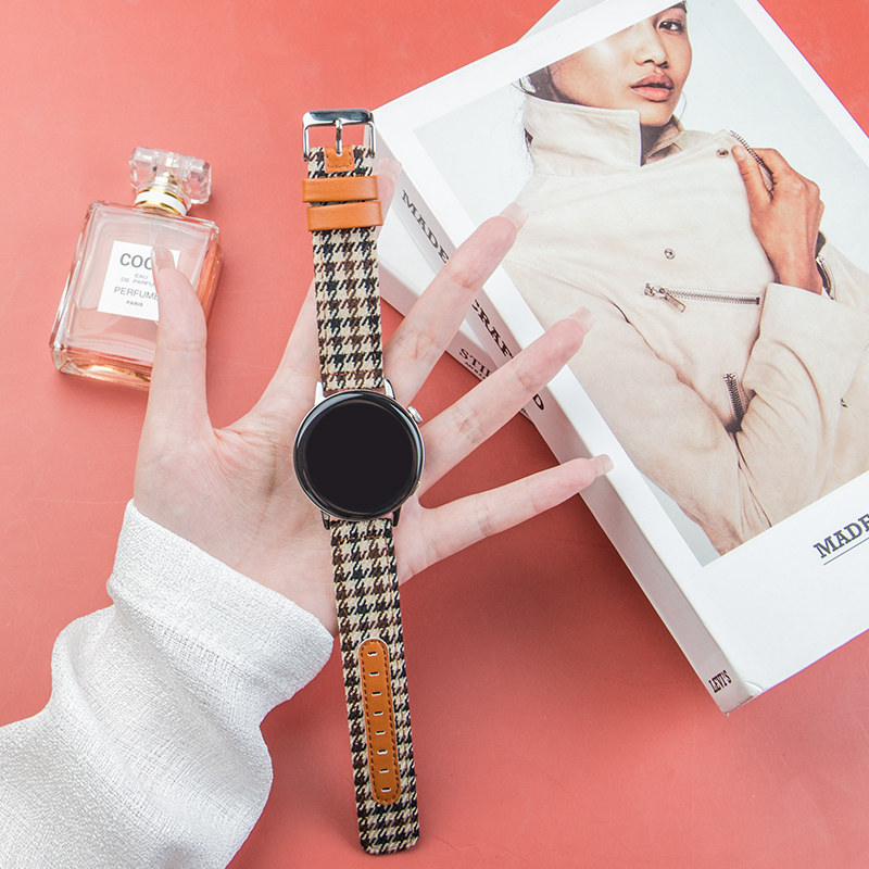 【千鸟格经典女款】华为防水蓝牙手环 华为五洲联鑫智能手表