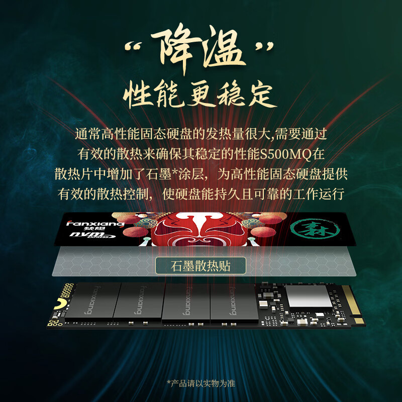 梵想S500MQ固态硬盘1t台式电脑固态硬盘pcie3.0笔记本固态硬盘m2 - 图1