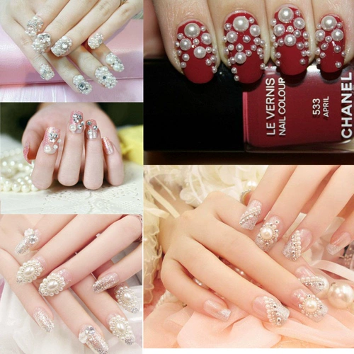 Бусины для маникюра, японский трехмерный смешанный аксессуар для ногтей