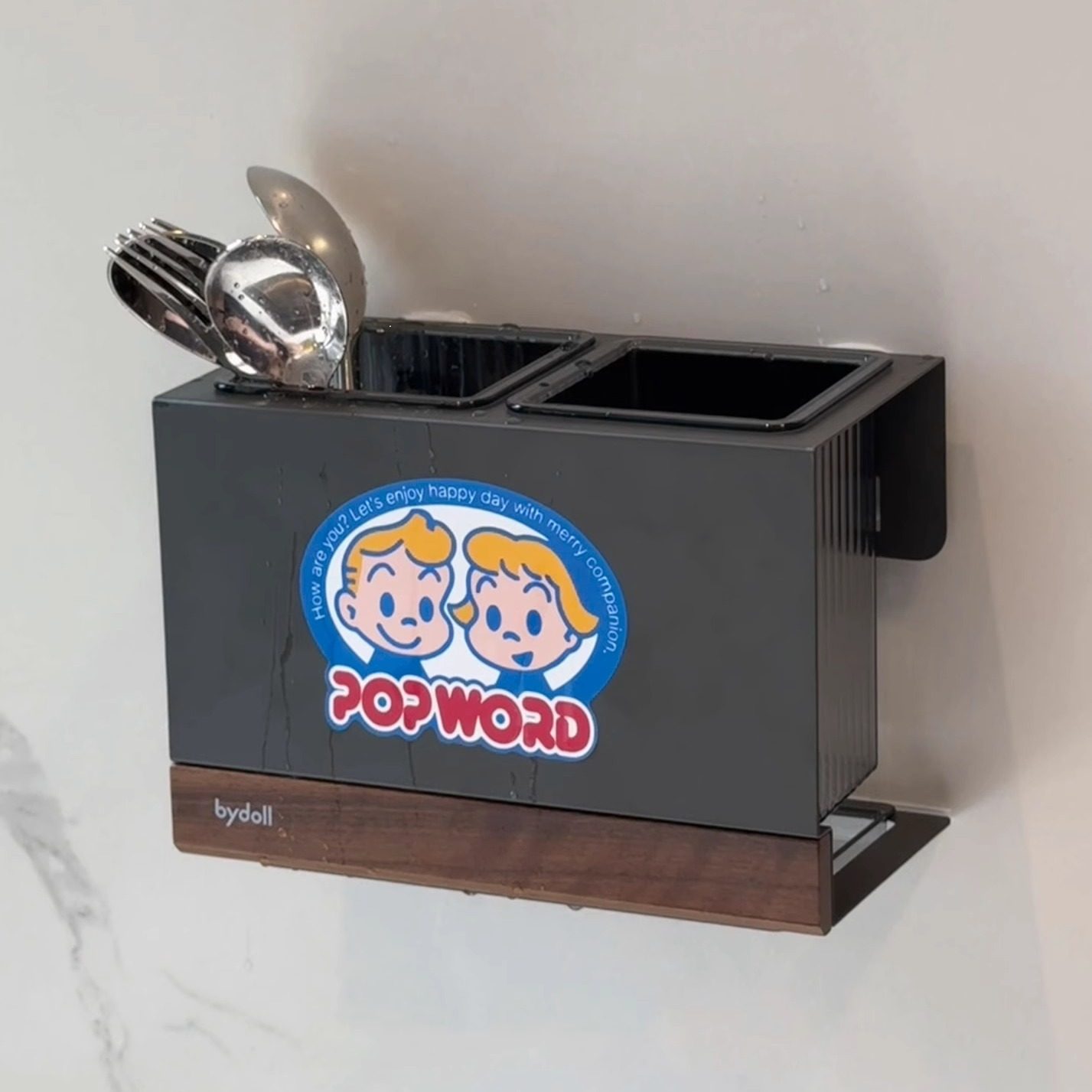 筷子收纳盒筷子筒壁挂式筷笼勺子收纳盒免打孔壁挂式沥水防霉筷笼,淘宝优惠券,粉丝福利购,淘宝优惠卷