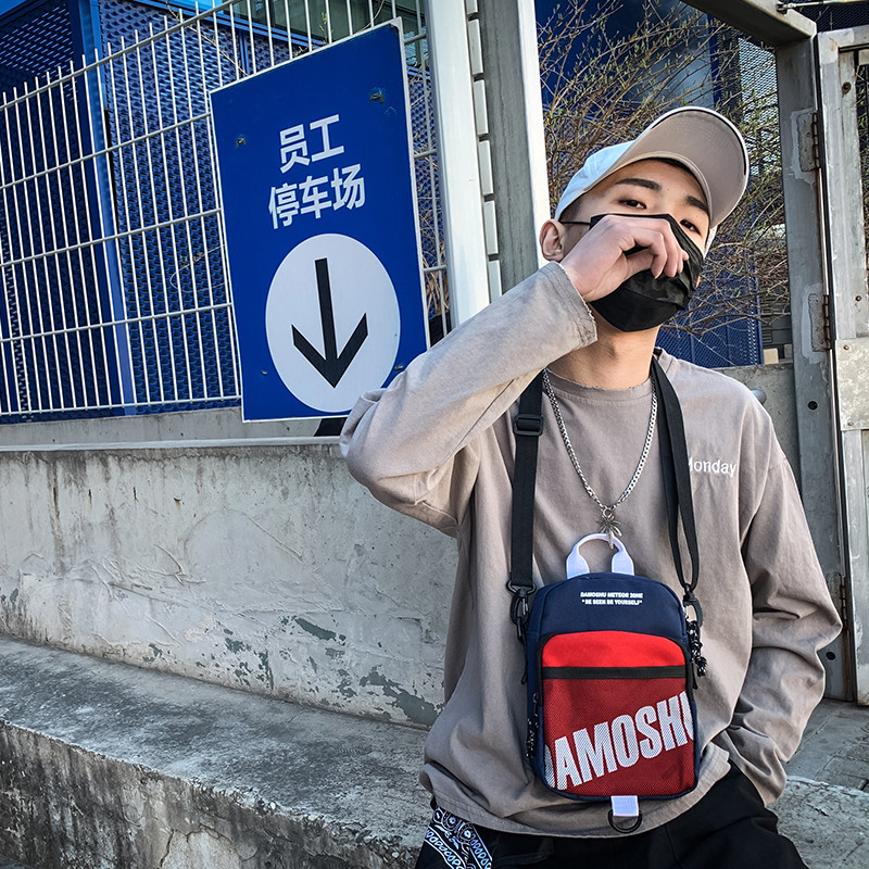 墨西卡网红同款个性网格斜挎小包 墨西卡女士包袋