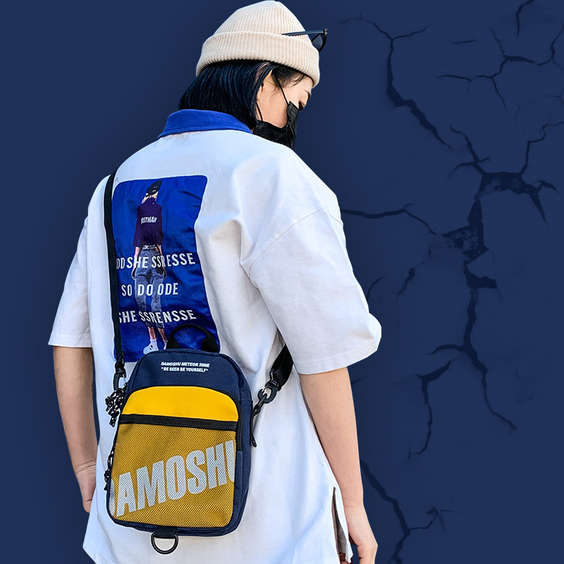 墨西卡网红同款个性网格斜挎小包 墨西卡女士包袋