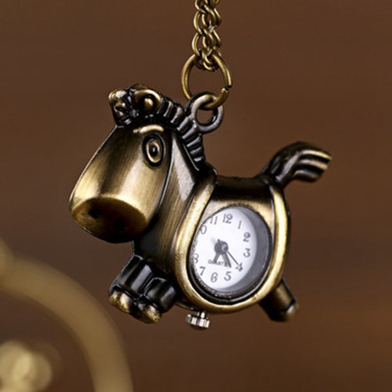 创意生日礼物怀表生肖送男女项链 福喜登项链