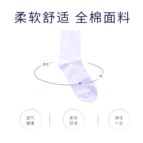 正品包邮 和亨袜业大自然袜子 和亨袜子秋冬厚款男袜12双 2031-9 - 图0