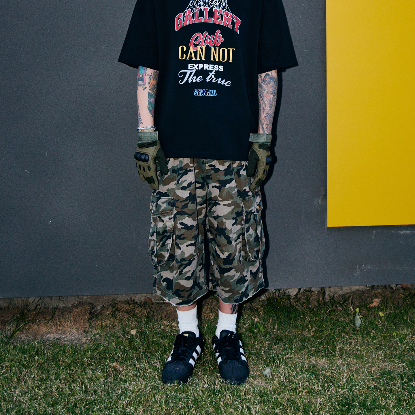 aphasiagallery工装迷彩七分短裤男宽松多口袋休闲裤潮流中裤女,淘宝优惠券,粉丝福利购,淘宝优惠卷