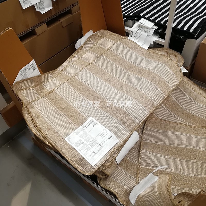 包邮IKEA宜家正品克雷斯平织地毯50x80卧室床边毯子耐磨擦脚地垫 - 图2