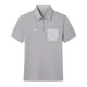 New Geely Automobile Short Sleeve POLO Shirt Gray