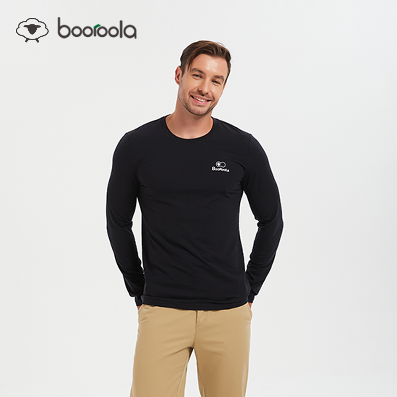 booroola帕诺16.5micron可机洗美利奴羊毛长袖男T恤180 户外徒步,淘宝优惠券,粉丝福利购,淘宝优惠卷