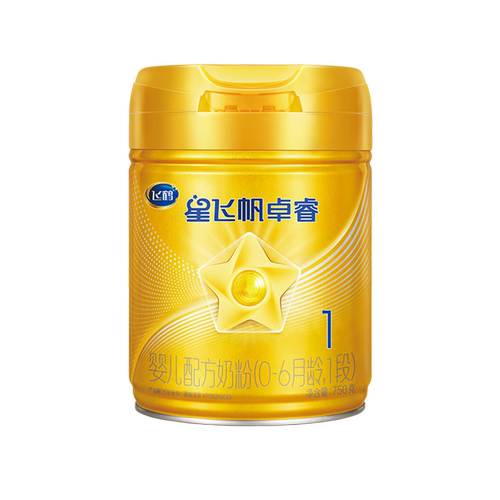 飞鹤星飞帆卓睿1段0-6个月乳铁蛋白婴儿配方牛奶粉750g*1罐