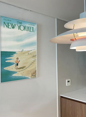 纽约客杂志NEWYORTER海报装饰画芯客厅餐厅挂画后现代壁画无框画