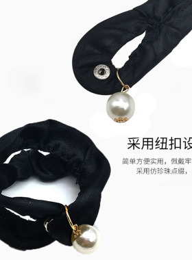 盘发器懒人扎头神器发夹蓬松珍珠